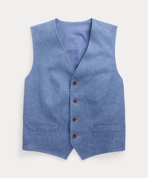 セール】リネンコットン ツイル ベスト（ベスト）｜POLO RALPH LAUREN