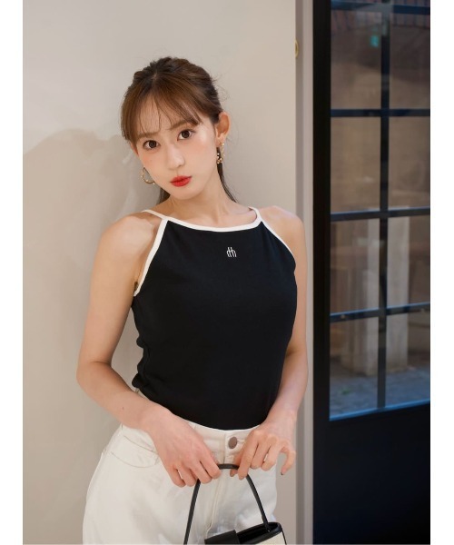 トップス herlipto Trois Logo Top Trois Logo Top