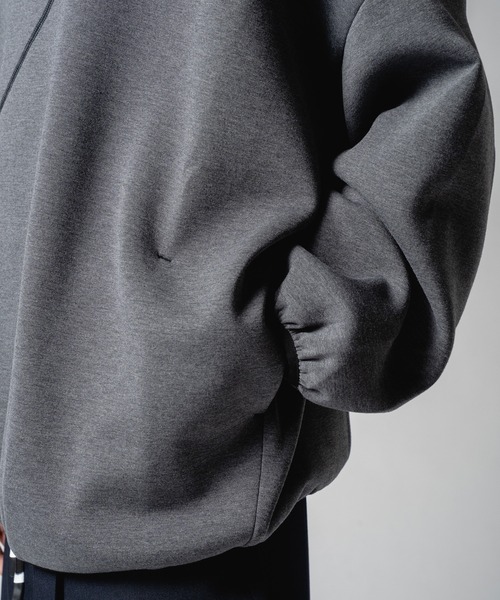 yoshiokubo（ヨシオクボ）の「yoshiokubo ヨシオクボ / POWDER SNOW BIG TOP パウダースノービッグシルエットスウェット / YKF25801（スウェット・メンズ・グレー/ブラック・2/3）」の7枚目の写真