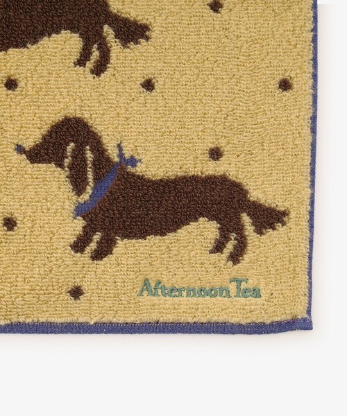 Afternoon Tea（アフタヌーンティー）の「ダックスフンドミニタオル（ハンカチ/ハンドタオル・レディース・イエロー・ONE SIZE）」の3枚目の写真