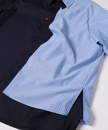 CULLNI（クルニ）の「Stripe Asymmetrical Layered Shirt（シャツ