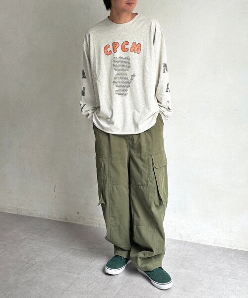CPCM(シーピーシーエム)の「【ANYMAL】ロゴモチーフロンT(Tシャツ/カットソー・レディース・ホワイト/ブラック・MEDIUM/LARGE)」の4枚目の写真