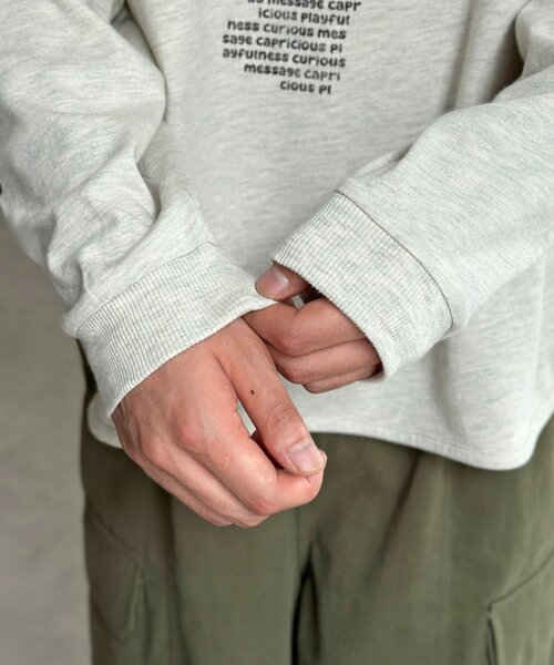 CPCM(シーピーシーエム)の「【ANYMAL】ロゴモチーフロンT(Tシャツ/カットソー・レディース・ホワイト/ブラック・MEDIUM/LARGE)」の6枚目の写真