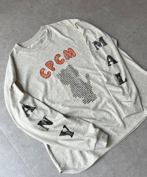 CPCM(シーピーシーエム)の「【ANYMAL】ロゴモチーフロンT(Tシャツ/カットソー・レディース・ホワイト/ブラック・MEDIUM/LARGE)」の9枚目の写真