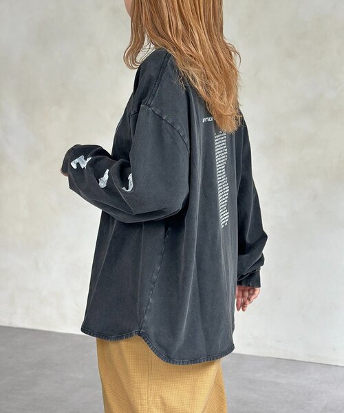 CPCM(シーピーシーエム)の「【ANYMAL】ロゴモチーフロンT(Tシャツ/カットソー・レディース・ホワイト/ブラック・MEDIUM/LARGE)」の13枚目の写真