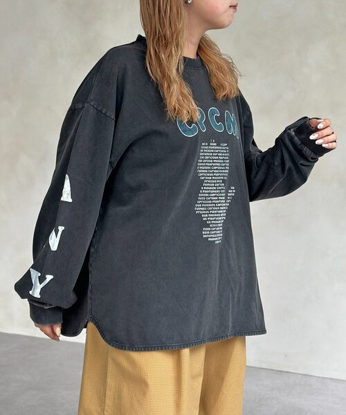 CPCM(シーピーシーエム)の「【ANYMAL】ロゴモチーフロンT(Tシャツ/カットソー・レディース・ホワイト/ブラック・MEDIUM/LARGE)」の16枚目の写真