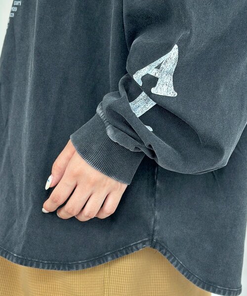 CPCM(シーピーシーエム)の「【ANYMAL】ロゴモチーフロンT(Tシャツ/カットソー・レディース・ホワイト/ブラック・MEDIUM/LARGE)」の20枚目の写真