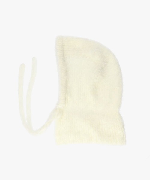 OVERRIDE（オーバーライド）の「OVERRIDE  KNIT FEATHERY BALACLAVA / オーバーライド（ハット・レディース・ブラック/ライトパープル/ホワイト・57~59cm）」の9枚目の写真