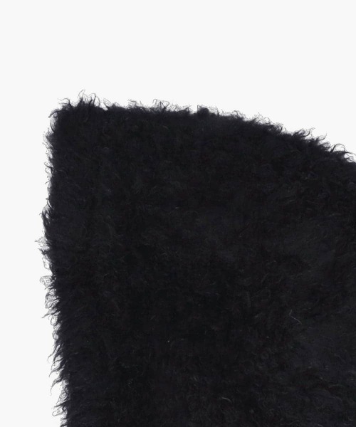 OVERRIDE（オーバーライド）の「OVERRIDE  KNIT FEATHERY BALACLAVA / オーバーライド（ハット・レディース・ブラック/ライトパープル/ホワイト・57~59cm）」の13枚目の写真