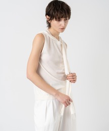 ELOOPS | 【ELOOPS】リボンデザイン ノースリーブニットトップス(ベスト)