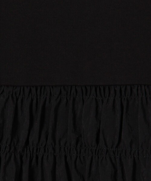 MACPHEE（マカフィー）の「マテリアルコンビ ギャザーマキシワンピース（ワンピース・レディース・カーキ/ブラック・36）」の11枚目の写真