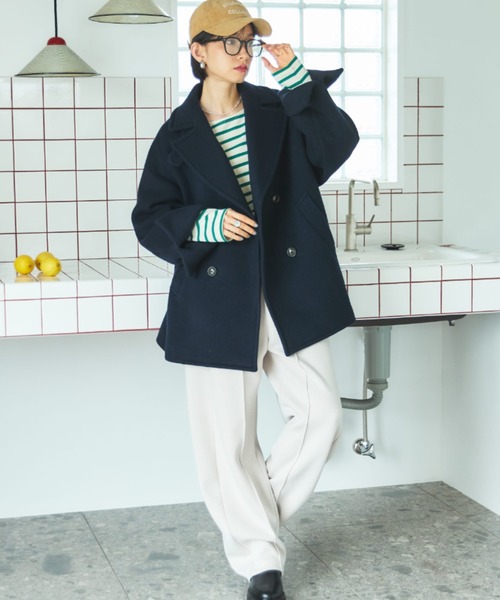 ビーバーピーコート（ピーコート）｜DOUX ARCHIVES（ドゥアルシーヴ