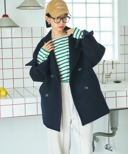 ビーバーピーコート（ピーコート）｜DOUX ARCHIVES（ドゥアルシーヴ