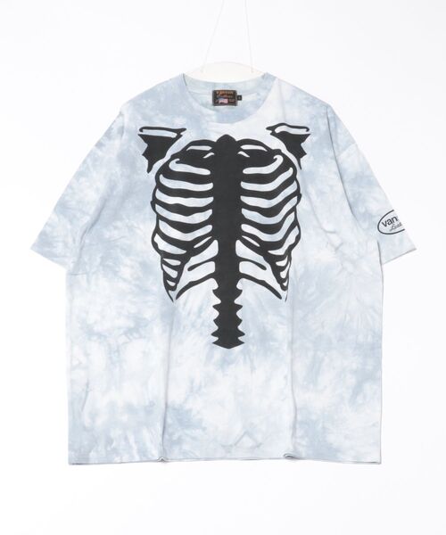 VANSON(ヴァンソン)の「VANSON/バンソン/Tie Dye Tee(Tシャツ/カットソー・レディース・ホワイト/ブラック・S/M/L)」の1枚目の写真