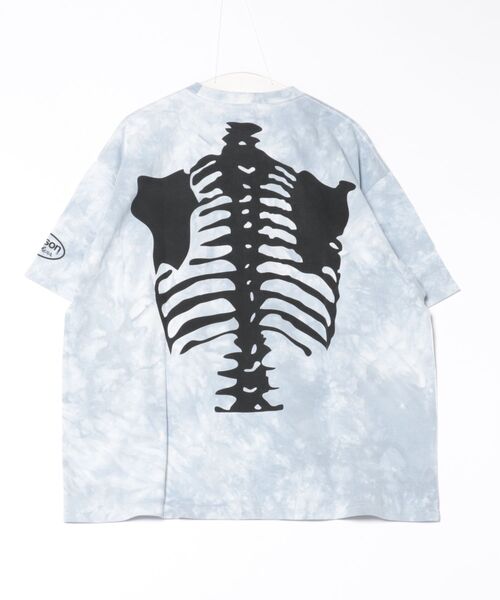 VANSON(ヴァンソン)の「VANSON/バンソン/Tie Dye Tee(Tシャツ/カットソー・レディース・ホワイト/ブラック・S/M/L)」の3枚目の写真