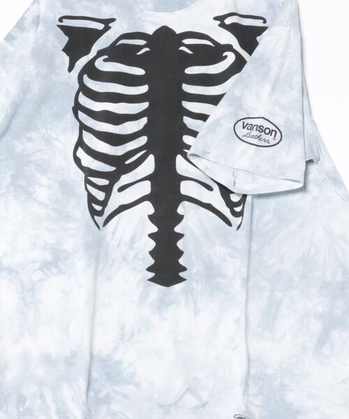 VANSON(ヴァンソン)の「VANSON/バンソン/Tie Dye Tee(Tシャツ/カットソー・レディース・ホワイト/ブラック・S/M/L)」の4枚目の写真
