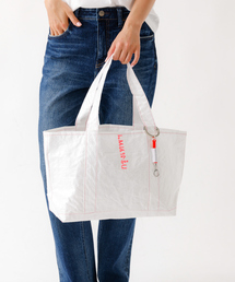 ABAHOUSE | 【THAILAND MADE/タイランド メイド】チャーム付きトートバッグM/セメントバッグ/ユニセックス/TH-25-BG-02(トートバッグ)