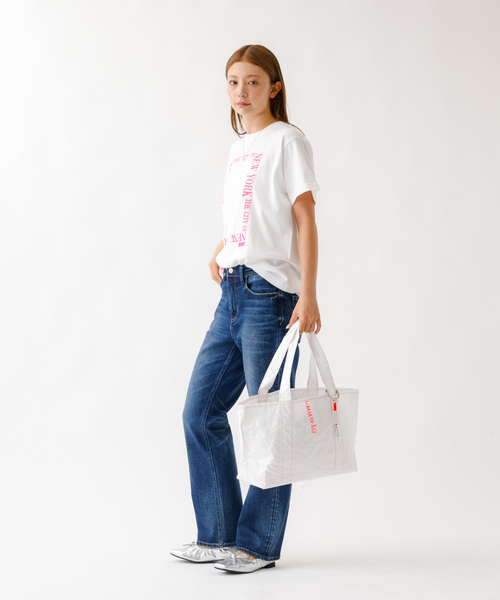 ABAHOUSE（アバハウス）の「【THAILAND MADE／タイランド メイド】チャーム付きトートバッグM/セメントバッグ/ユニセックス/TH-25-BG-02（トートバッグ・メンズ・ホワイト・フリー）」の14枚目の写真