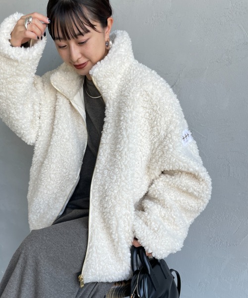 【美品】TATRASタトラス　LATTEAラテア　ブルゾン ジャンパー 25AW】TATRAS タトラス BARBRA/バルブラ オーバーサイズボア