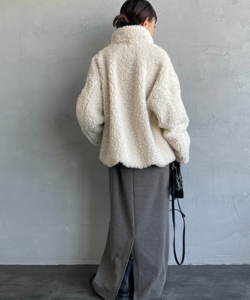 TATRAS/タトラス] LUELA シープ調ボアブルゾン【追加】（ブルゾン