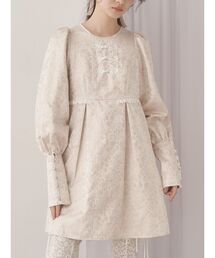 merry jenny | pastelジャガードミニワンピース(ワンピース)