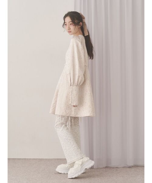 merry jenny（メリージェニー）の「pastelジャガードミニワンピース（ワンピース・レディース・ピンク/ライトグレー/ミント・FREE）」の6枚目の写真