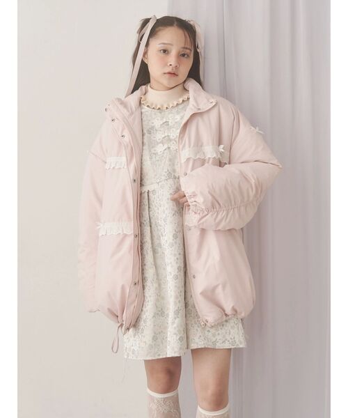 merry jenny(メリージェニー)の「pastelジャガードミニワンピース(ワンピース・レディース・ピンク/ライトグレー/ミント・FREE)」の22枚目の写真