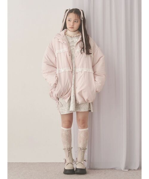 merry jenny(メリージェニー)の「pastelジャガードミニワンピース(ワンピース・レディース・ピンク/ライトグレー/ミント・FREE)」の19枚目の写真