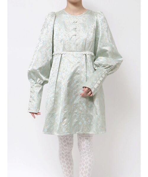 merry jenny(メリージェニー)の「pastelジャガードミニワンピース(ワンピース・レディース・ピンク/ライトグレー/ミント・FREE)」の16枚目の写真