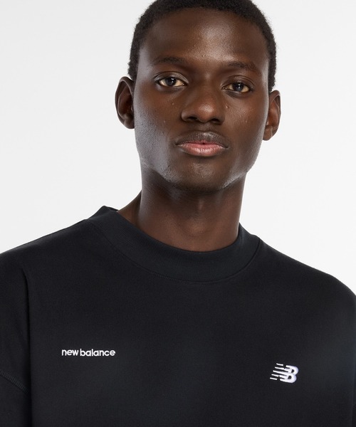 NEW BALANCE(ニューバランス)の「NB GREY ロングスリーブ(Tシャツ/カットソー・メンズ・セージグリーン/ブラック/ベージュ・X-LARGE/LARGE/MEDIUM/SMALL/XX-LARGE)」の6枚目の写真