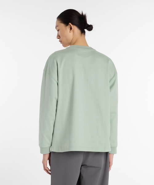 NEW BALANCE(ニューバランス)の「NB GREY ロングスリーブ(Tシャツ/カットソー・メンズ・セージグリーン/ブラック/ベージュ・X-LARGE/LARGE/MEDIUM/SMALL/XX-LARGE)」の14枚目の写真
