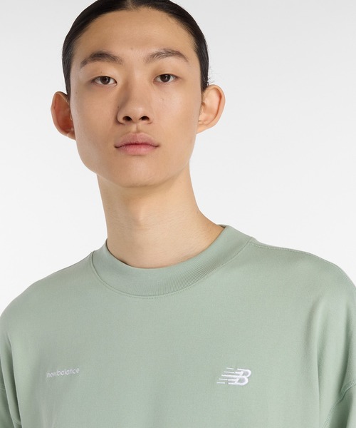 NEW BALANCE(ニューバランス)の「NB GREY ロングスリーブ(Tシャツ/カットソー・メンズ・セージグリーン/ブラック/ベージュ・X-LARGE/LARGE/MEDIUM/SMALL/XX-LARGE)」の15枚目の写真