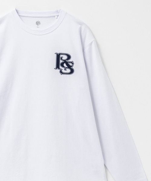 Mac-House（マックハウス）の「T-GRAPHICS チームロゴプリント長袖Ｔシャツ（Tシャツ/カットソー・メンズ・グリーン/ネイビー/ホワイト/グレー/ブラック・XL/L/M/S）」の2枚目の写真