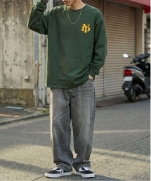 T-GRAPHICS チームロゴプリント長袖Ｔシャツ