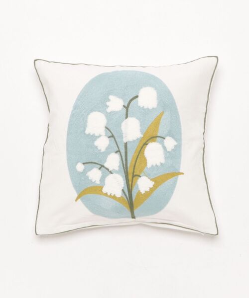 Port（ポート）の「【 Port / ポート 】 レトロ ボタニカル クッションカバー ( 45×45 ) #（クッション/クッションカバー・レディース・B/C/D/A・FREE）」の5枚目の写真