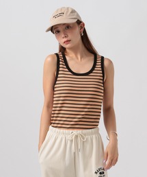 BAYFLOW | リブボーダータンクトップ(Tシャツ/カットソー)