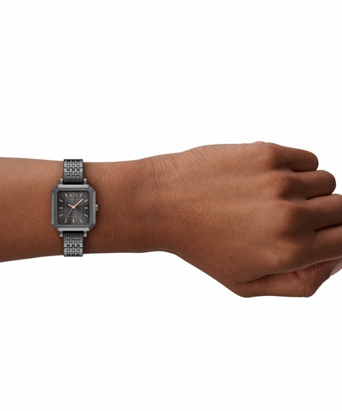 ARMANI EXCHANGE(アルマーニエクスチェンジ)の「アルマーニ・エクスチェンジ 腕時計 レディース アナログ ステンレス AX5732(アナログ腕時計・レディース・ブラック・FREE)」の2枚目の写真