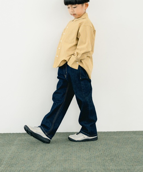 LOWRYS FARM（ローリーズファーム）の「ストライプシャツ　 571187（シャツ/ブラウス・キッズ・ブルー/ブラウン/イエロー・140cm/130cm/110cm/150cm/120cm）」の10枚目の写真