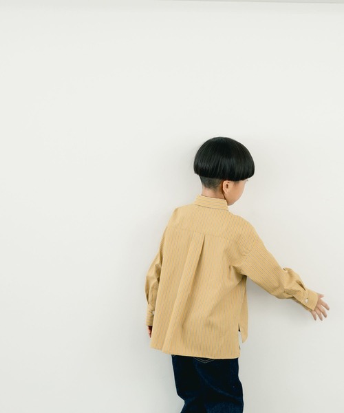 LOWRYS FARM（ローリーズファーム）の「ストライプシャツ　 571187（シャツ/ブラウス・キッズ・ブルー/ブラウン/イエロー・140cm/130cm/110cm/150cm/120cm）」の11枚目の写真