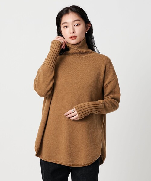 MARW UNITED ARROWS＞ルーズ タートルネック ニット（ニット/セーター
