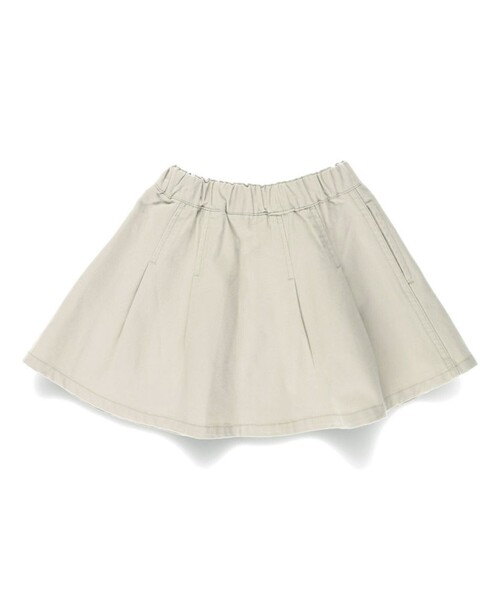 BRANSHES(ブランシェス)の「【綿100%】フレアスカート(スカート・キッズ・ライトグレー/ネイビー・150/90/120/130/110/80/140/100)」の3枚目の写真