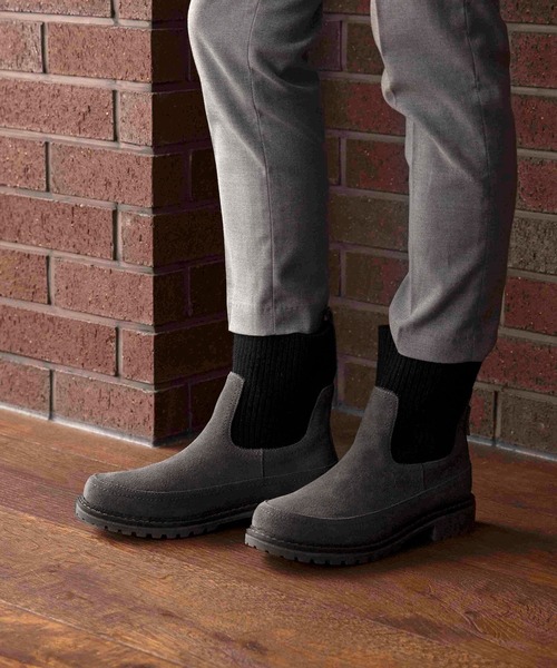 Minnetonka（ミネトンカ）の「MINNETONKA ミネトンカ / ニットソックスサイドゴアブーツ 18M09（ブーツ・レディース・チャコールグレー/ブラック/ダークブラウン・6/8/7/5/9）」の20枚目の写真