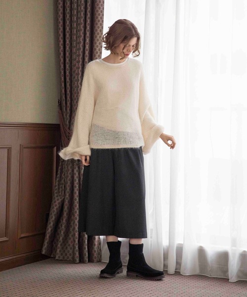 Minnetonka（ミネトンカ）の「MINNETONKA ミネトンカ / ニットソックスサイドゴアブーツ 18M09（ブーツ・レディース・チャコールグレー/ブラック/ダークブラウン・6/8/7/5/9）」の18枚目の写真