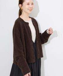 【美品】SLOBE IENA ⭐️スロープロングカーディガン⭐️べージュ シアーカーディガン（カーディガン）｜SLOBE IENA（スローブ