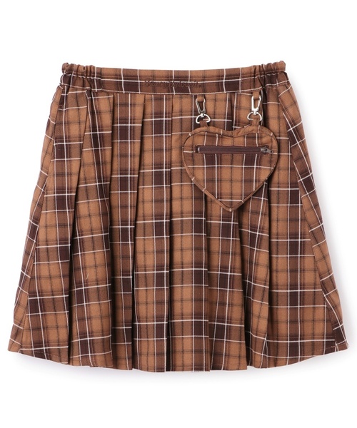 by LOVEiT（バイラビット）の「ハートポシェットスカート（スカート・キッズ・ブラック/ブルー/ブラウン・150cm/140cm/160cm/130cm/120cm）」の3枚目の写真