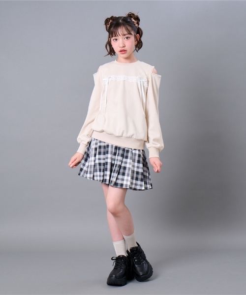 by LOVEiT（バイラビット）の「ハートポシェットスカート（スカート・キッズ・ブラック/ブルー/ブラウン・150cm/140cm/160cm/130cm/120cm）」の4枚目の写真