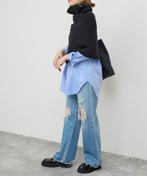 Spick & Span（スピックアンドスパン）の「ニットスヌード（その他小物・レディース・ブラック/グレー/ブラウン系その他・FREE）」の8枚目の写真