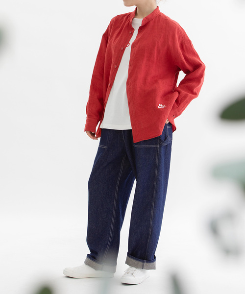 nop de nod(ノップドゥノッド)の「ペインターパンツ(その他パンツ・レディース・キャメル/ドット/インディゴブルー・M)」の17枚目の写真
