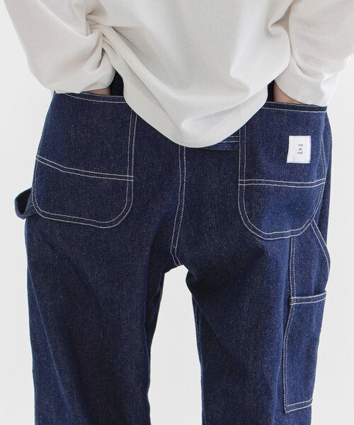 nop de nod(ノップドゥノッド)の「ペインターパンツ(その他パンツ・レディース・キャメル/ドット/インディゴブルー・M)」の12枚目の写真