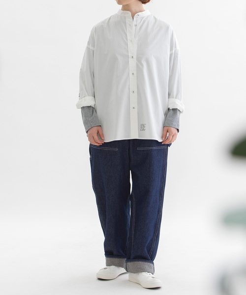 nop de nod(ノップドゥノッド)の「ペインターパンツ(その他パンツ・レディース・キャメル/ドット/インディゴブルー・M)」の10枚目の写真